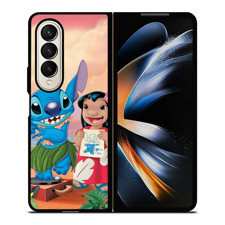 LILO AND STITCH CARTOON Samsung Galaxy Z Fold 4 Case Cover