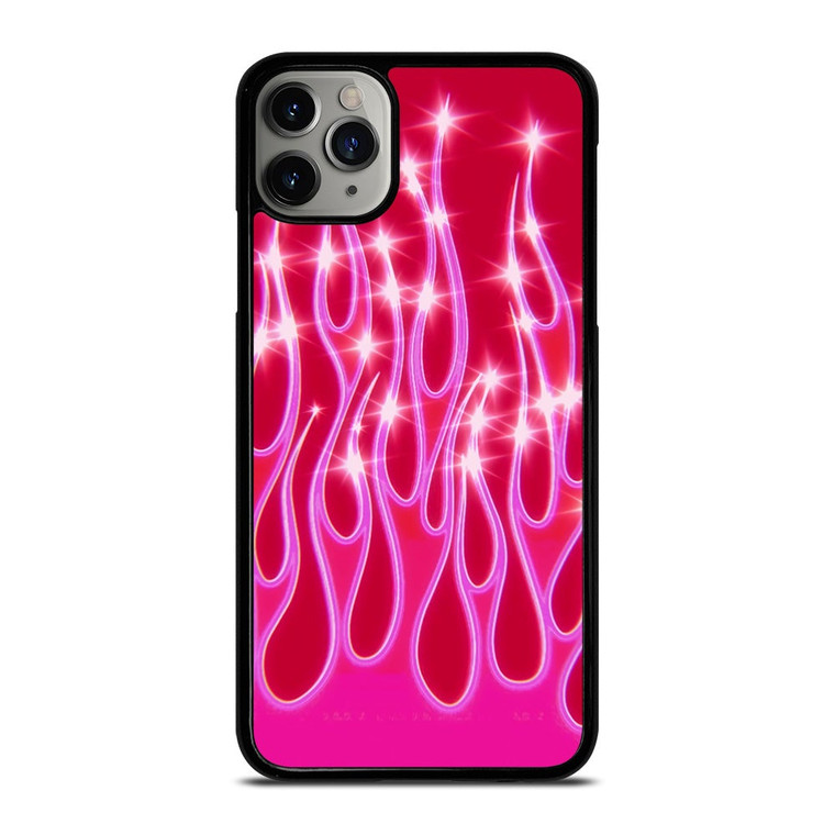 SNINY PINK FLAMES iPhone 11 Pro Max Case Cover
