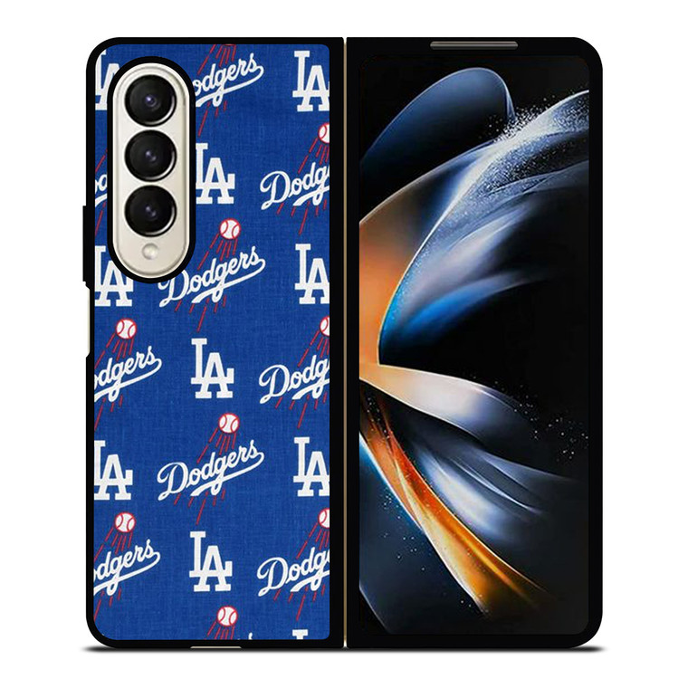 LOS ANGELES DODGERS JEANS PATTERN Samsung Galaxy Z Fold 4 Case Cover