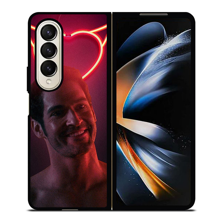 LUCIFER LOVE GLOW LAMP Samsung Galaxy Z Fold 4 Case Cover