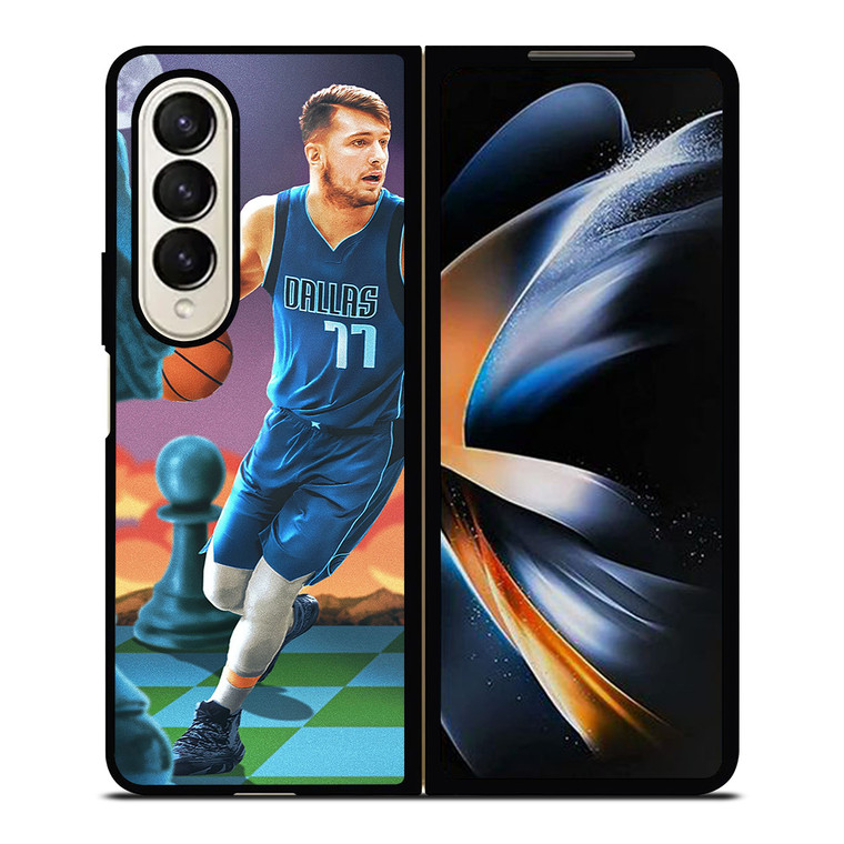 LUKA DONCIC DALLAS MAVERICKS Samsung Galaxy Z Fold 4 Case Cover