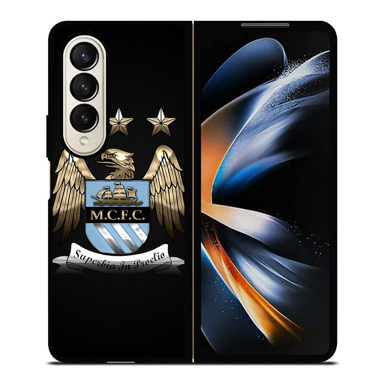 MANCHESTER CITY LOGO 2 Samsung Galaxy Z Fold 4 Case Cover