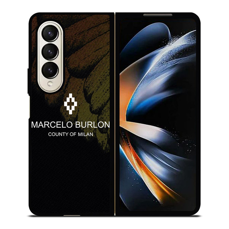 MARCELO BURLON WING LOGO Samsung Galaxy Z Fold 4 Case Cover