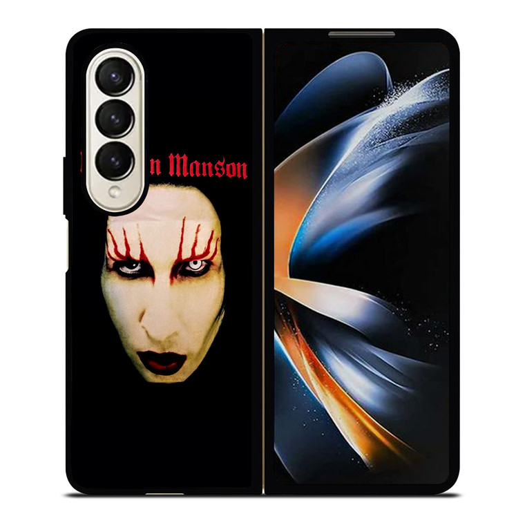 MARILYN MANSON SCARY FACE Samsung Galaxy Z Fold 4 Case Cover