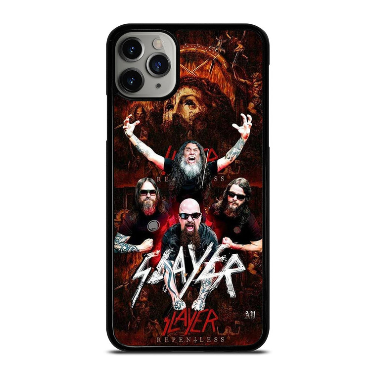SLAYER METAL BAND POSTER iPhone 11 Pro Max Case Cover