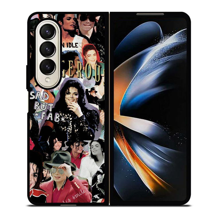 MICHAEL JACKSON COLLAGE Samsung Galaxy Z Fold 4 Case Cover