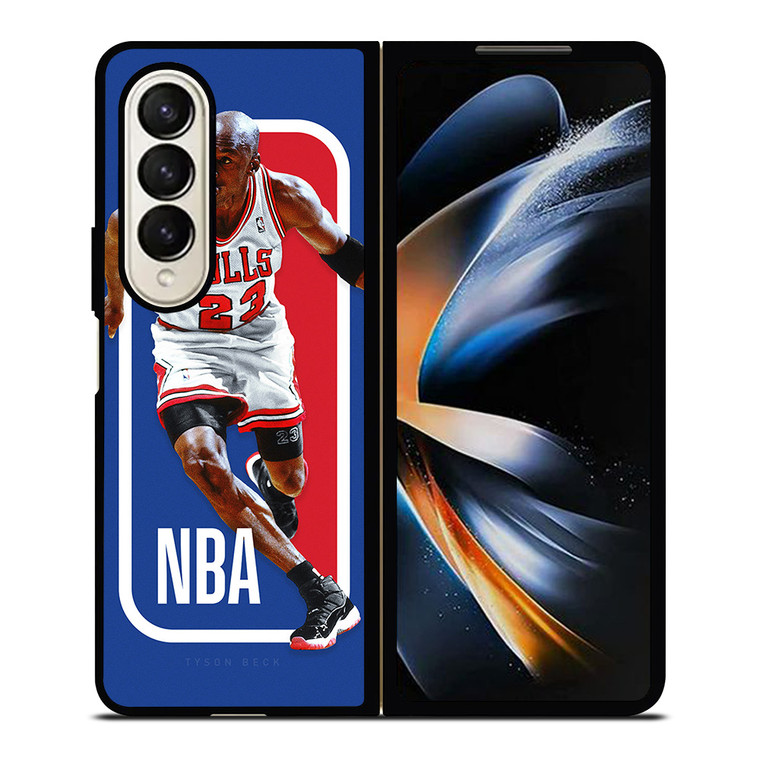 MICHAEL JORDAN NBA LOGO Samsung Galaxy Z Fold 4 Case Cover