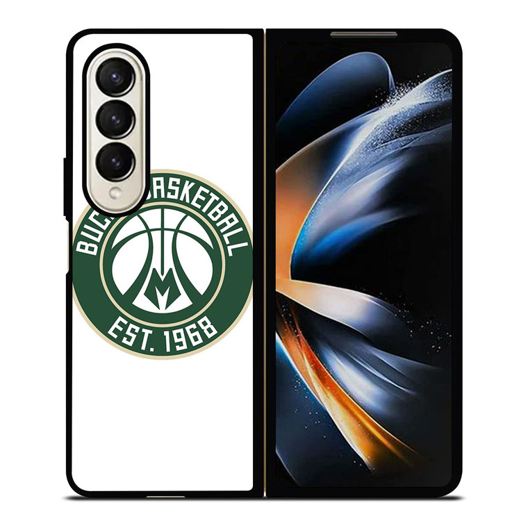MILWAUKEE BUCKS LOGO BASKETBALL 1968 Samsung Galaxy Z Fold 4 Case Cover