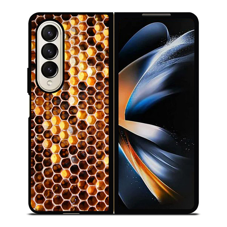 NATURAL HONEYCOMB PATTERN Samsung Galaxy Z Fold 4 Case Cover