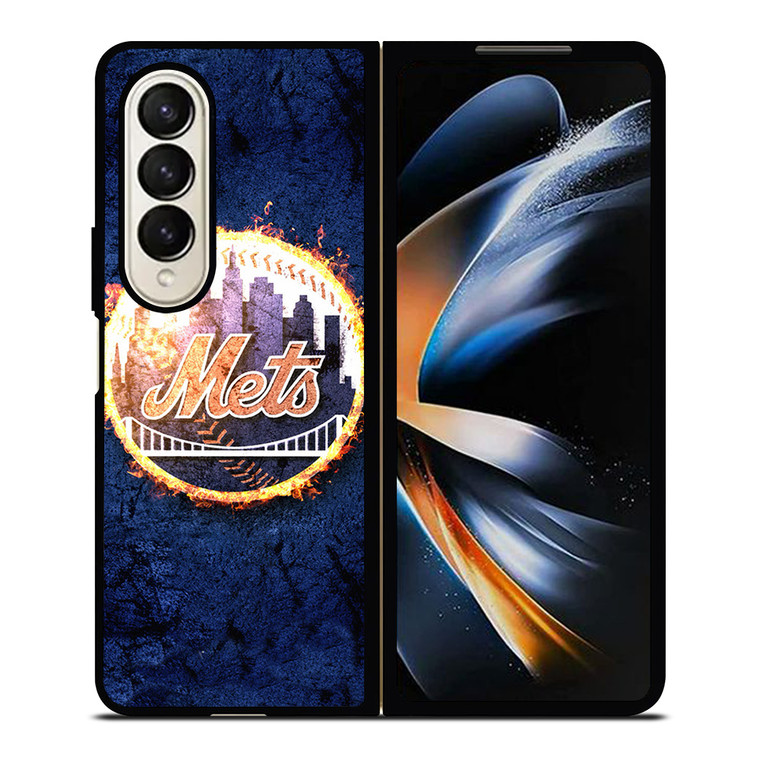 NEW YORK METS MLB Samsung Galaxy Z Fold 4 Case Cover