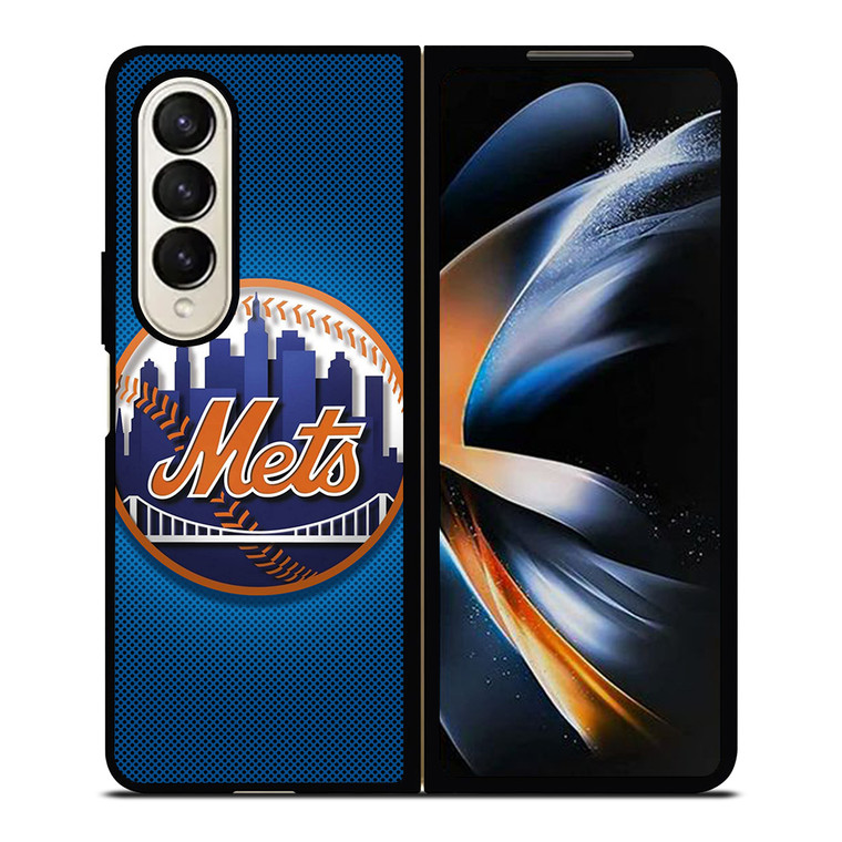 NEW YORK METS NY LOGO Samsung Galaxy Z Fold 4 Case Cover