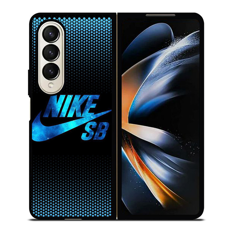 NIKE SB SHOES BLUE LOGO Samsung Galaxy Z Fold 4 Case Cover