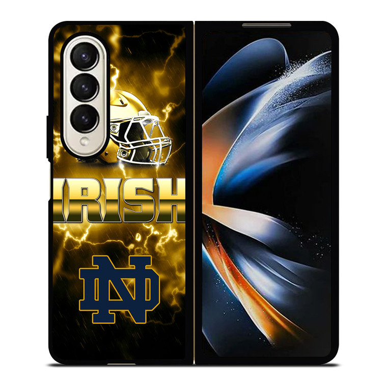 NOTRE DAME FIGHTING IRISH HELMET Samsung Galaxy Z Fold 4 Case Cover