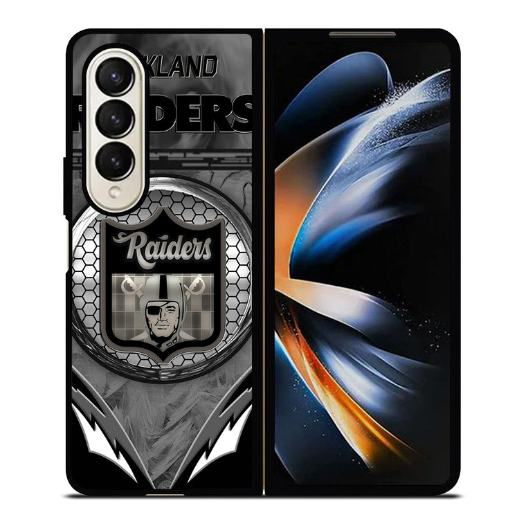 OAKLAND RAIDERS NFL LOGO Samsung Galaxy Z Fold 4 Case Cover