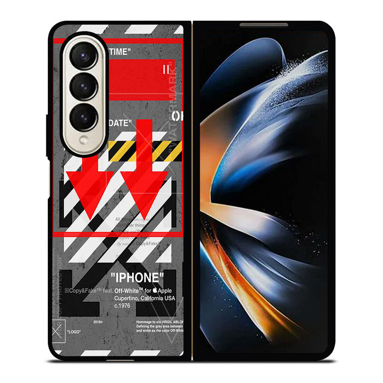 OFF WHITE ARROW DOWN Samsung Galaxy Z Fold 4 Case Cover