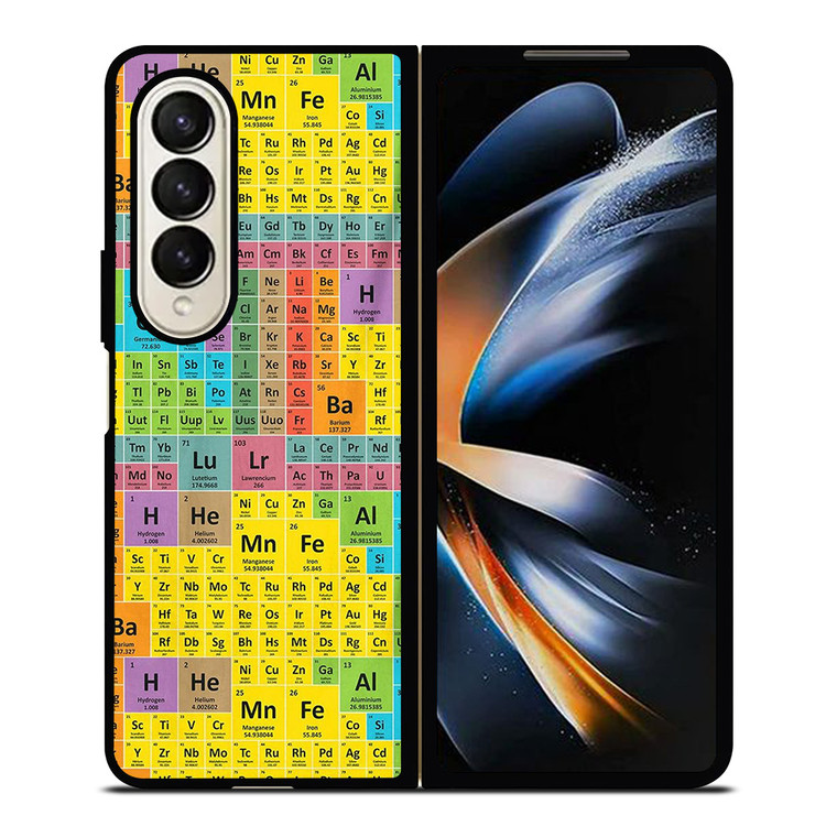 PERIODICAL TABLE SHEET Samsung Galaxy Z Fold 4 Case Cover