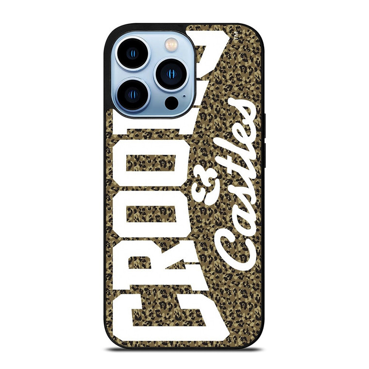 CROOKS AND CASTLES LEOPARD SKIN iPhone 13 Pro Max Case Cover