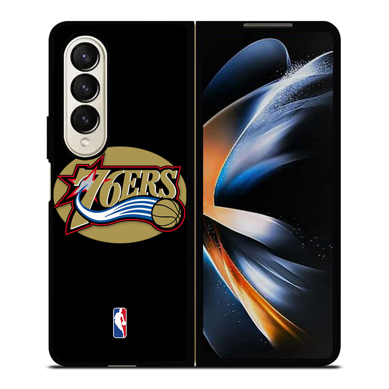 PHILADELPHIA 76ERS NBA GOLD LOGO Samsung Galaxy Z Fold 4 Case Cover