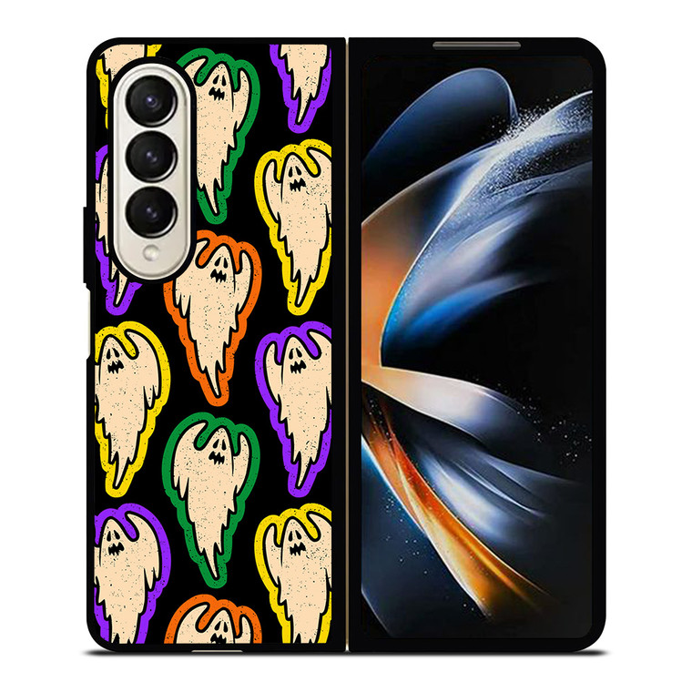 PLAYFUL HALLOWEEN GHOST PATTERN Samsung Galaxy Z Fold 4 Case Cover