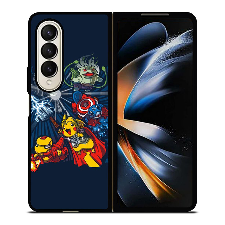 POKEMON AVENGERS CUTE Samsung Galaxy Z Fold 4 Case Cover