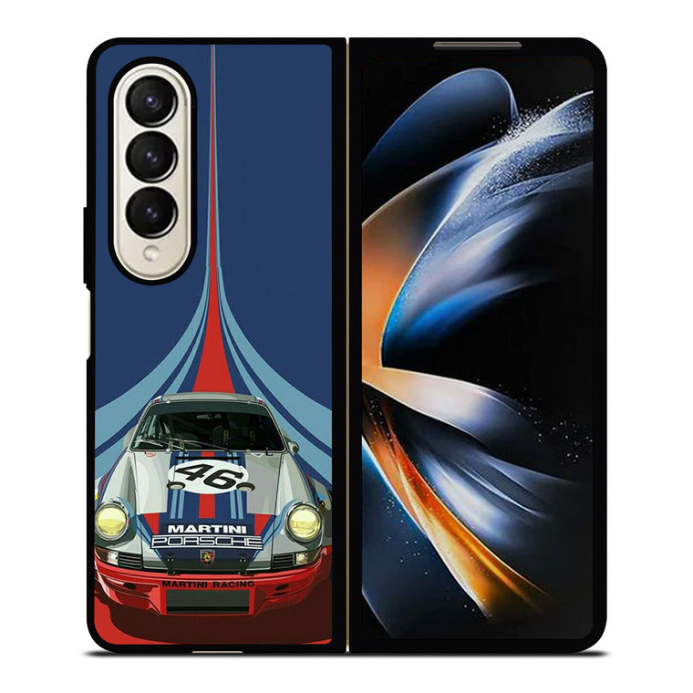 PORSCHE MARTINI RACING CAR LOGO 46 Samsung Galaxy Z Fold 4 Case Cover