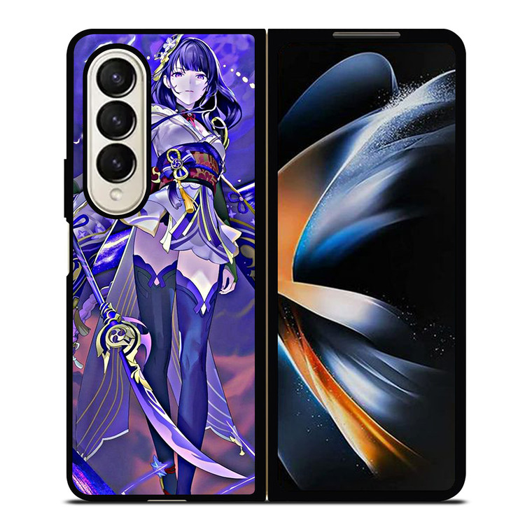 RAIDEN SHOGUN GENSHIN IMPACT GAME Samsung Galaxy Z Fold 4 Case Cover