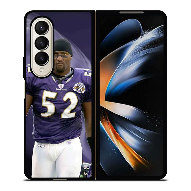 RAY LEWIS BALTIMORE RAVENS NFL 2 Samsung Galaxy Z Fold 4 Case Cover