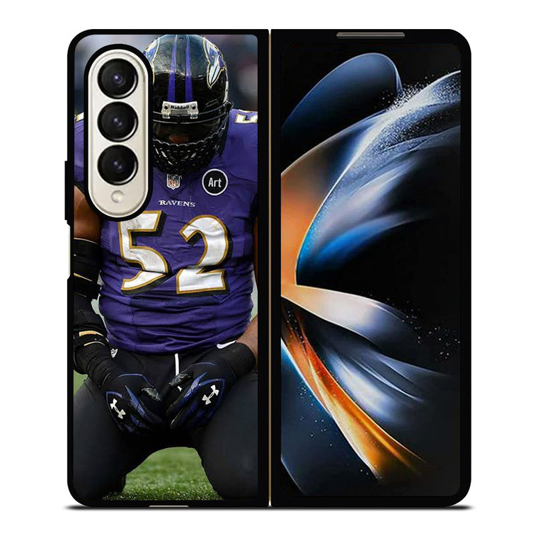 RAY LEWIS RAVEN Samsung Galaxy Z Fold 4 Case Cover