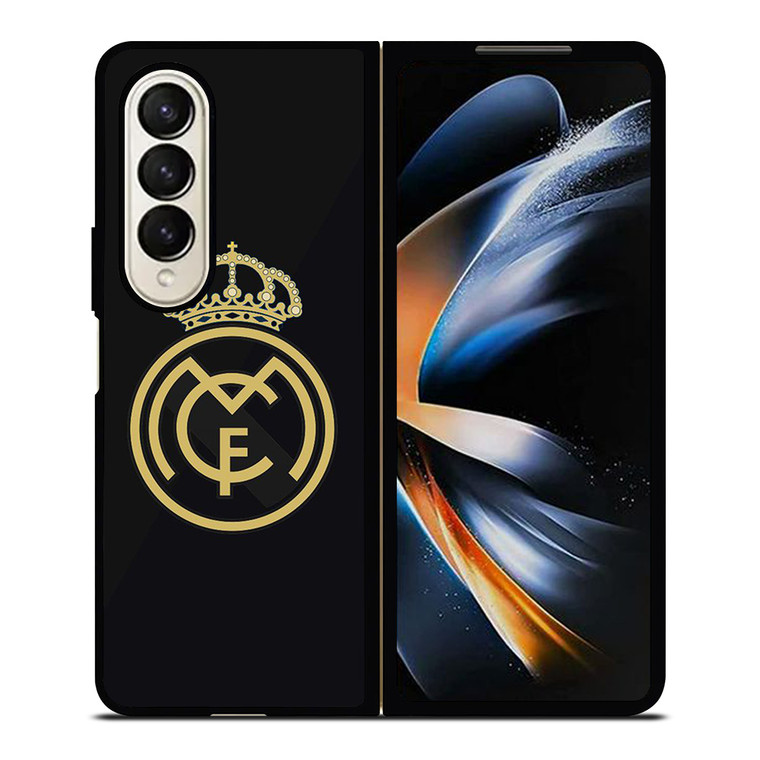 REAL MADRID CF LOGO BLACK Samsung Galaxy Z Fold 4 Case Cover