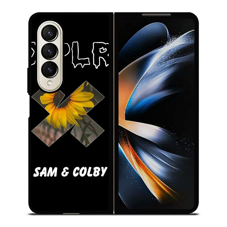 SAM AND COLBY XPLR SUN FLOWER Samsung Galaxy Z Fold 4 Case Cover