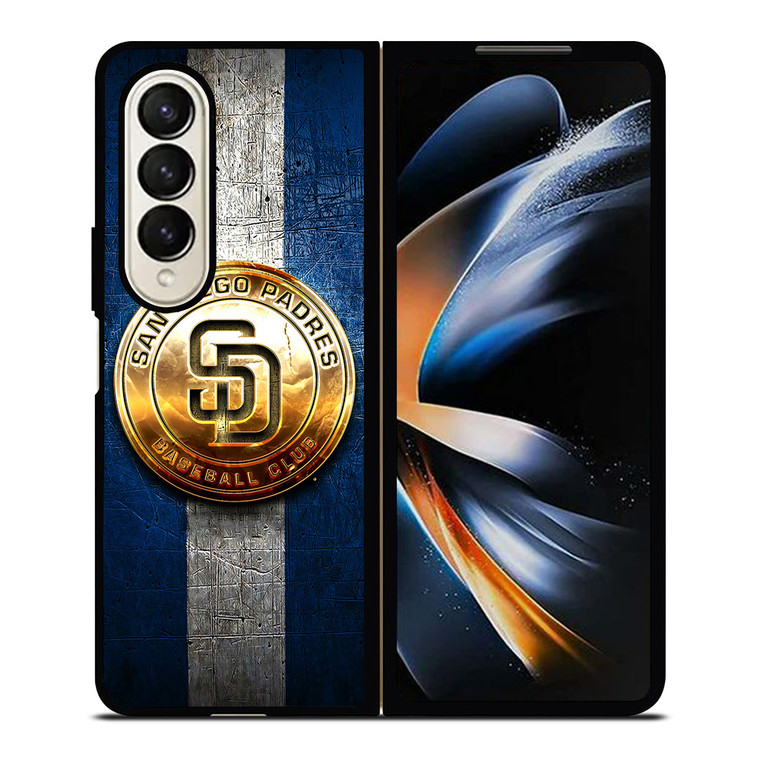 SAN DIEGO PADRES GOLD LOGO Samsung Galaxy Z Fold 4 Case Cover