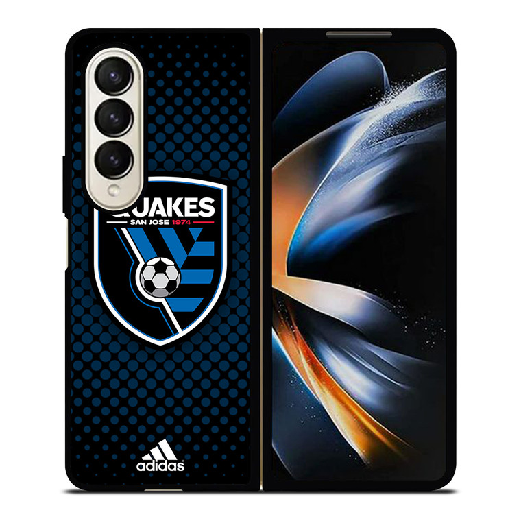SAN JOSE EARTHQUAKES SOCCER MLS ADIDAS Samsung Galaxy Z Fold 4 Case Cover