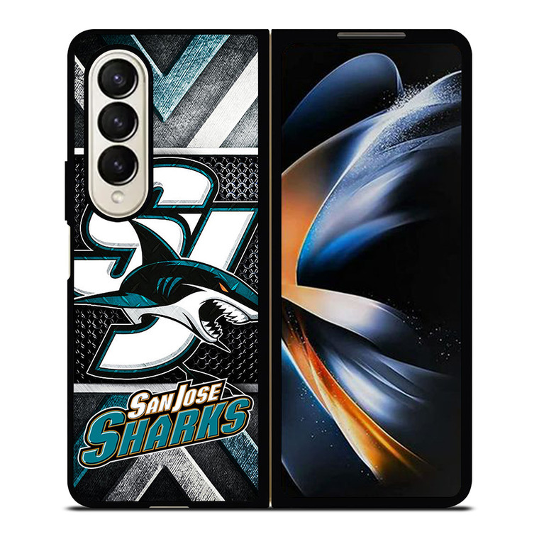 SAN JOSE SHARKS LOGO NHL Samsung Galaxy Z Fold 4 Case Cover