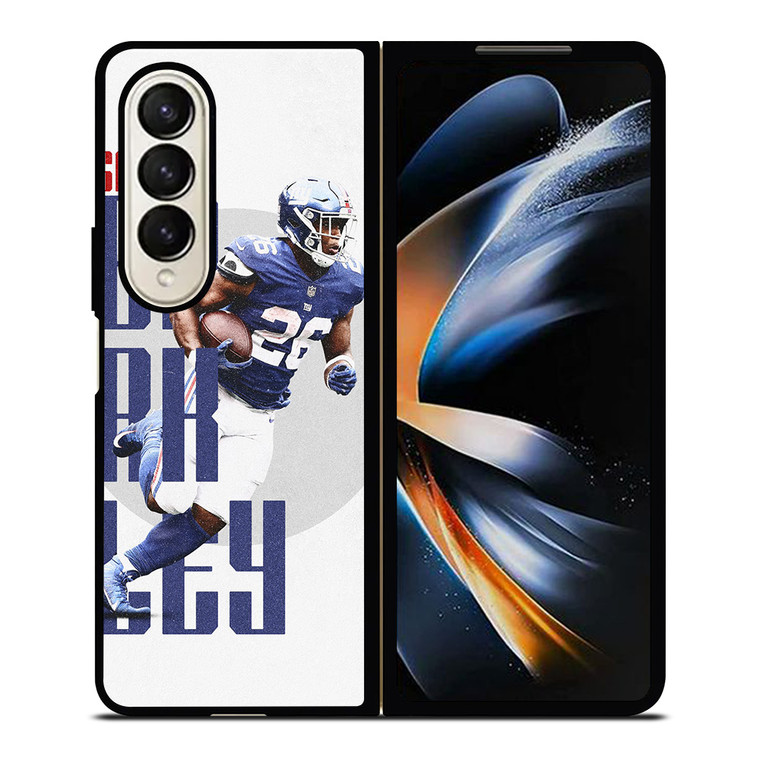 SAQUON BARKLEY NEW YORK GIANTS NFL Samsung Galaxy Z Fold 4 Case Cover