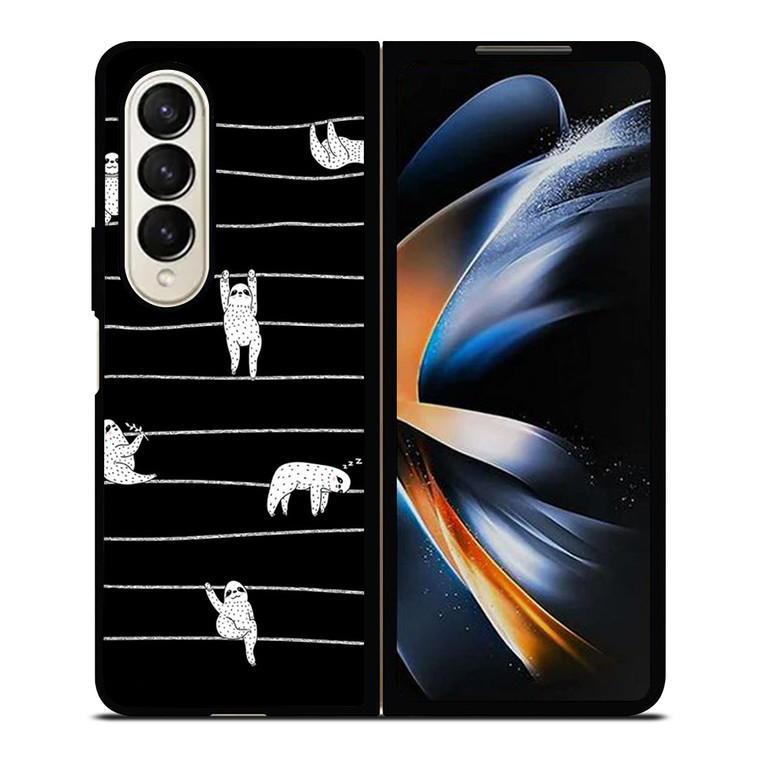 SLOTH KOALA STRIPE Samsung Galaxy Z Fold 4 Case Cover