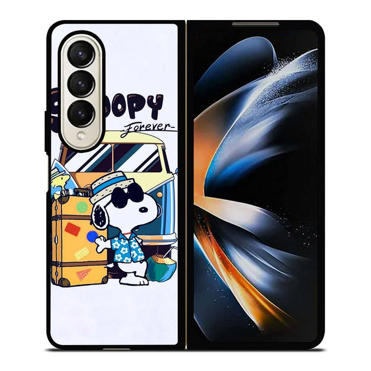 SNOOPY THE PEANUTS CHARLIE BROWN CARTOON FOREVER Samsung Galaxy Z Fold 4 Case Cover