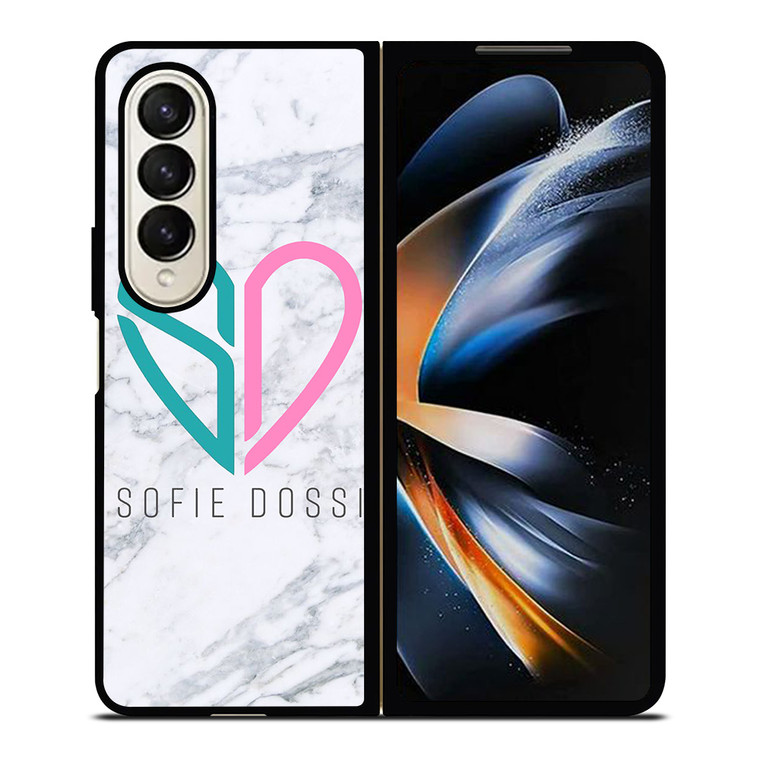 SOFIE DOSSI MARBELE LOGO Samsung Galaxy Z Fold 4 Case Cover