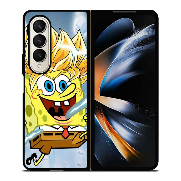 SPONGEBOB DRAGON BALL SAIYAN Samsung Galaxy Z Fold 4 Case Cover