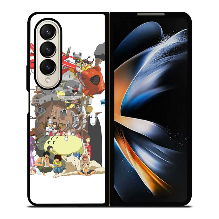 STUDIO GHIBLI ALL CHARACTER Samsung Galaxy Z Fold 4 Case Cover