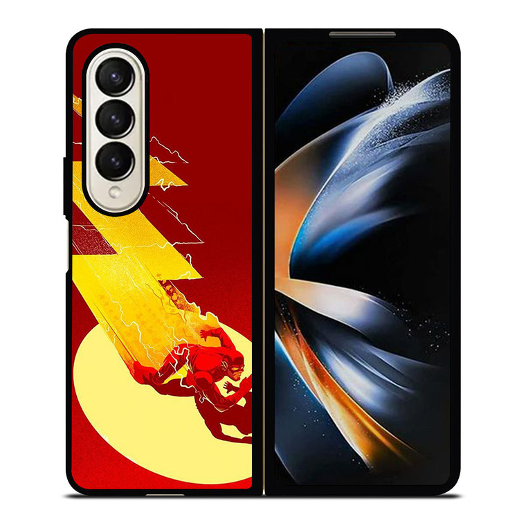 THE FLASH LOGO ART CARTOON Samsung Galaxy Z Fold 4 Case Cover