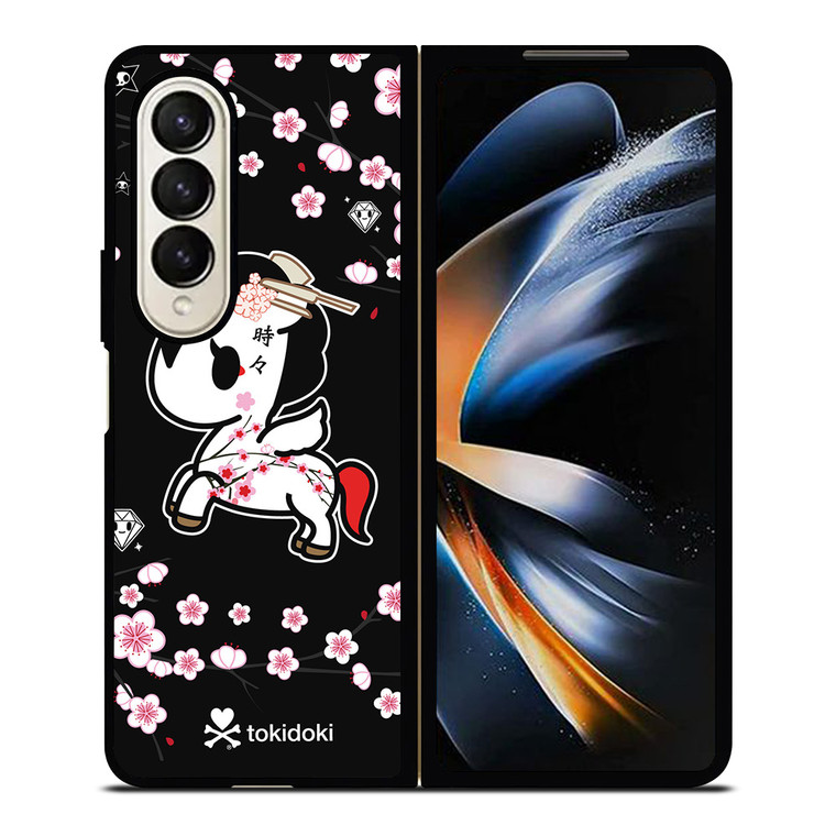 TOKIDOKI UNICORN SAKURA Samsung Galaxy Z Fold 4 Case Cover TOKIDOKI UNICORN SAKURA Samsung Galaxy Z Fold 4 Case Cover
