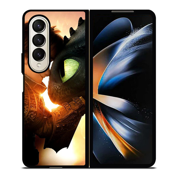 TOOTHLESS AND HICCUP TRAIN YOUR DRAGON Samsung Galaxy Z Fold 4 Case Cover