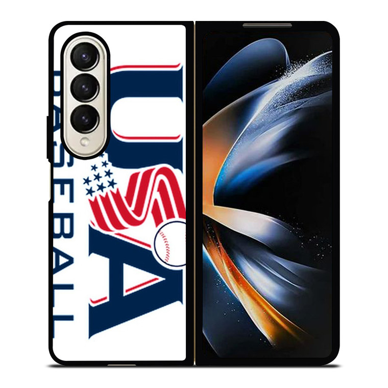 UNITED STATES BASEBALL LOGO Samsung Galaxy Z Fold 4 Case Cover UNITED STATES BASEBALL LOGO Samsung Galaxy Z Fold 4 Case Cover