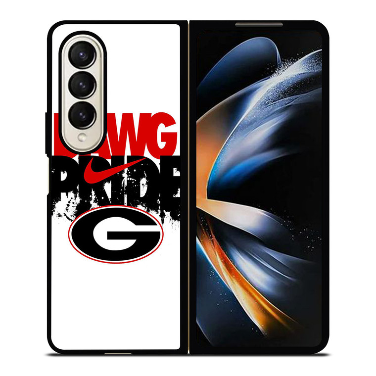 UNIVERSITY OF GEORGIA BULLDOGS ART Samsung Galaxy Z Fold 4 Case Cover