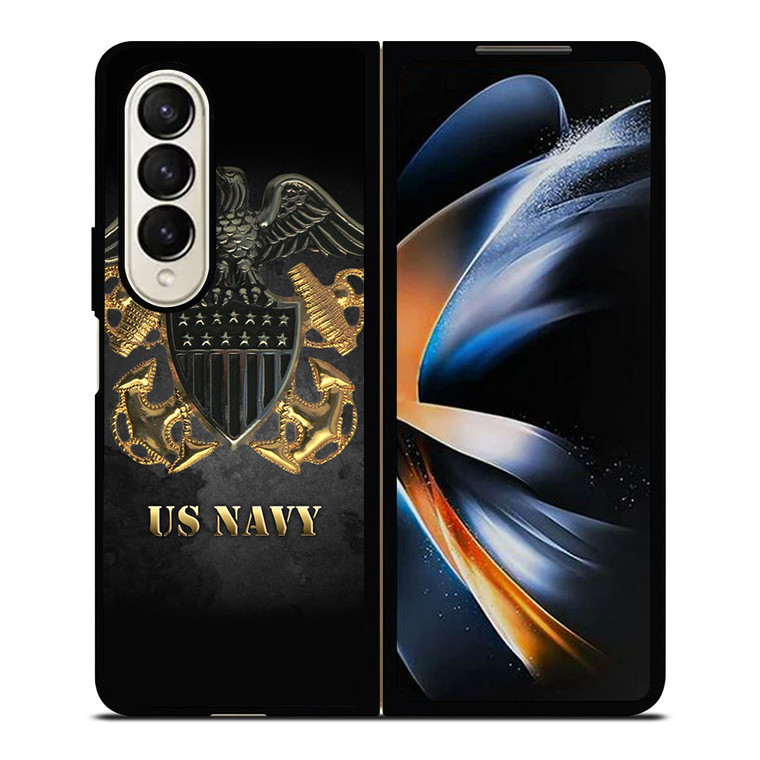 US NAVY EMBLEM Samsung Galaxy Z Fold 4 Case Cover US NAVY EMBLEM Samsung Galaxy Z Fold 4 Case Cover