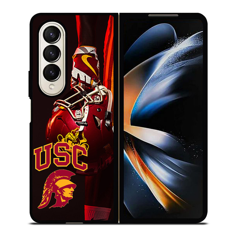 USC TROJANS NFL Samsung Galaxy Z Fold 4 Case Cover USC TROJANS NFL Samsung Galaxy Z Fold 4 Case Cover
