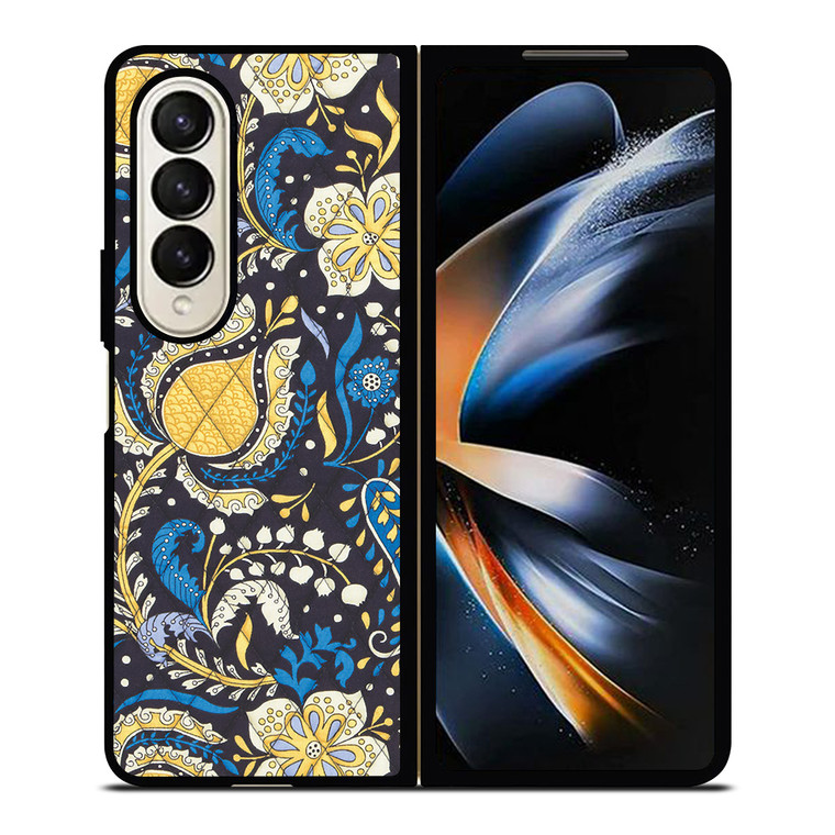 VERA BRADLEY ELLIE BLUE Samsung Galaxy Z Fold 4 Case Cover VERA BRADLEY ELLIE BLUE Samsung Galaxy Z Fold 4 Case Cover