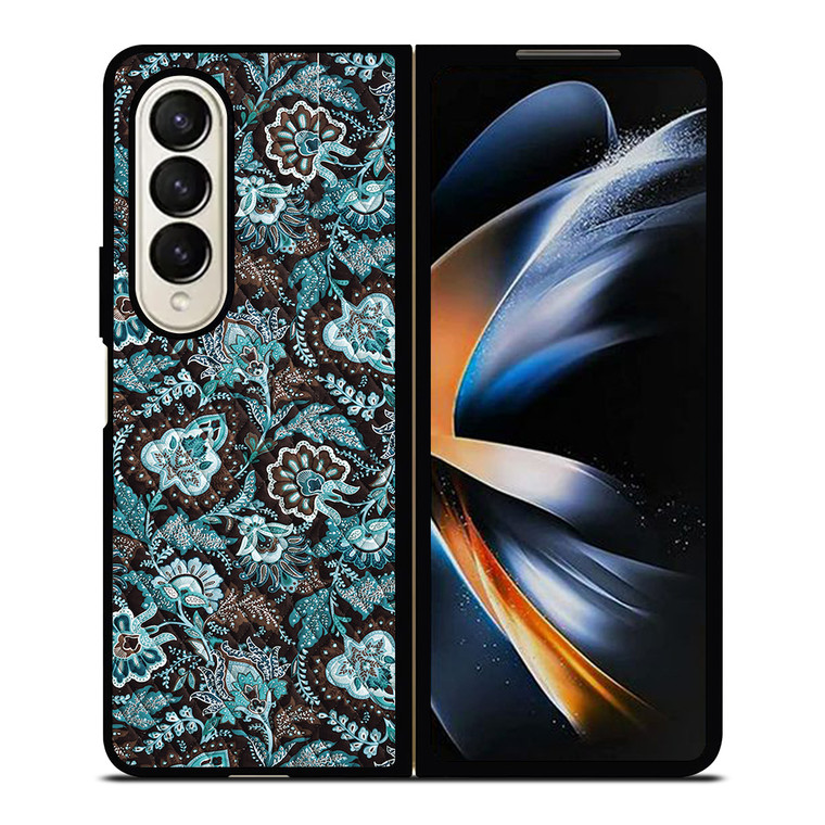 VERA BRADLEY JAVA BLUE Samsung Galaxy Z Fold 4 Case Cover