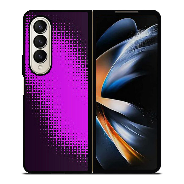 VIOLET HALFTONE PATTERN Samsung Galaxy Z Fold 4 Case Cover