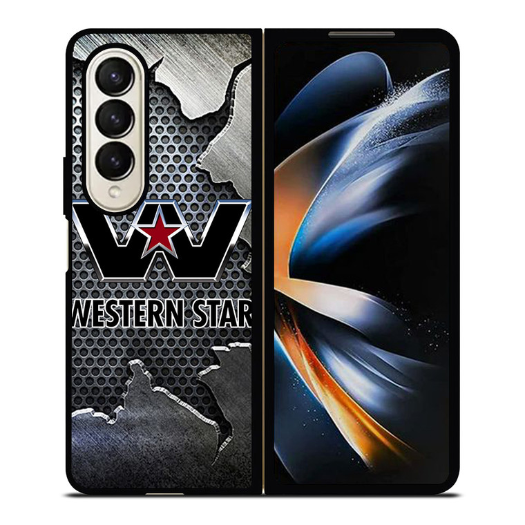 WESTERN STAR METAL LOGO Samsung Galaxy Z Fold 4 Case Cover WESTERN STAR METAL LOGO Samsung Galaxy Z Fold 4 Case Cover